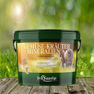 St. Hippolyt Gemüse-Kräuter-Mineralien 10 kg - Getreidefreies Mineralfutter