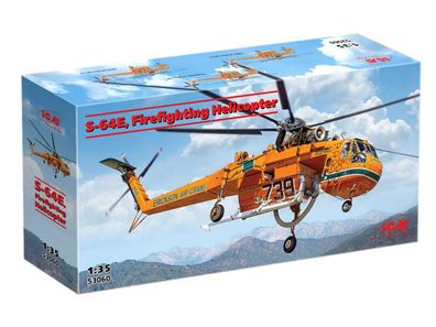 ICM Sikorsky S-64 E Firefighting 53060 Helicopter in 1:35 ICM 3313060 Bausatz