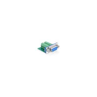 DELOCK Adapter Terminalblock 10Pin -> D-Sub9 Buchse