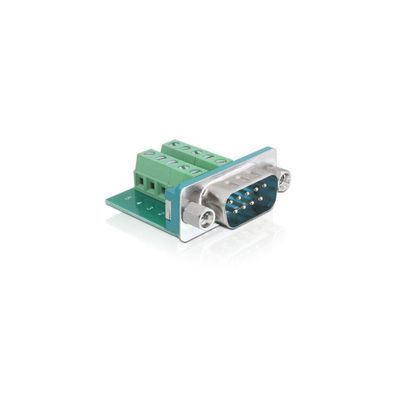 DELOCK Adapter Terminalblock 10Pin -> D-Sub9 Stecker