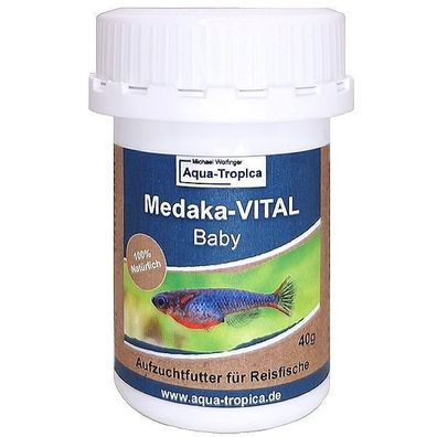 Aqua-Tropica Medaka-VITAL Baby 40g - Aufzuchtfutter für Medaka Reisfische Futter