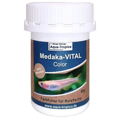 Aqua-Tropica Medaka-VITAL Color 40g - Spezial Farbfutter Medaka Reisfische