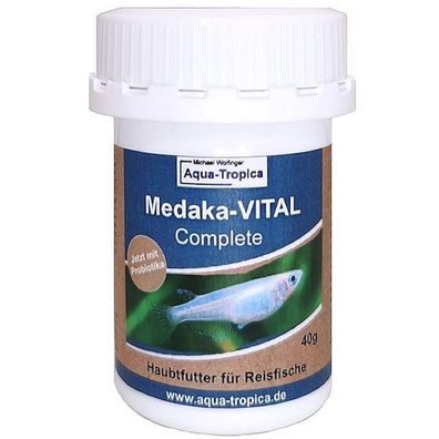 Aqua-Tropica Medaka-VITAL Complete 40g - Spezial Hauptfutter Medaka Reisfische