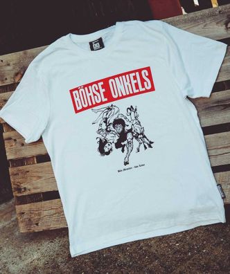 Böhse Onkelz Sombrero Shirt, Oldschool Rot T-Shirt, Geschenk für deutsche Rockfans