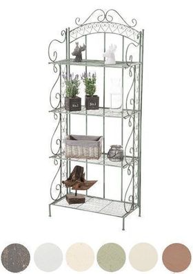 Standregal-Metallregal Antik Bücherregal Küchenregal shabby-versch. Farben