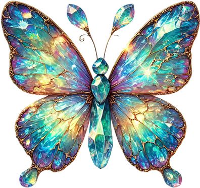Bügelbild Bügelmotiv Schmetterling Kristall Junge Mädchen verschiedene Größen