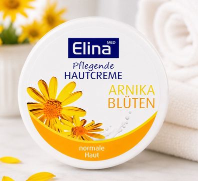 Elina Körper Creme Arnika Hautcreme reichhaltige Feuchtigkeitspflege je.150ml