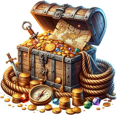 Bügelbild Bügelmotiv Schatz Gold Edelsteine Junge Mädchen verschiedene Größen