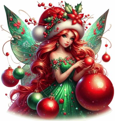 Bügelbild Bügelmotiv Weihnachten Fee Elfe Junge Mädchen verschiedene Größen