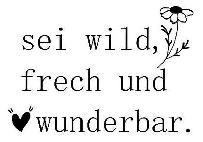 Bügelbild Bügelmotiv wild frech wunderbar Junge Mädchen verschiedene Größen