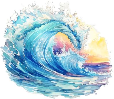Bügelbild Bügelmotiv Welle Meer Ozean Wasser Urlaub Junge verschiedene Größen