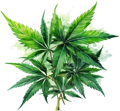 Bügelbild Bügelmotiv Cannabis Marihuana Bubatz Hanf verschiedene Größen