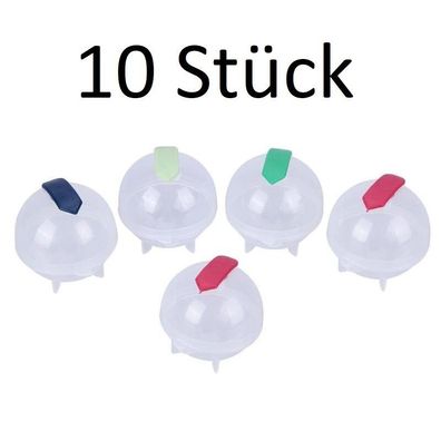 10x Eiswürfelform Eiswürfel Eis für Whiskey Wein Bar Party Ice Tray XXL Rund