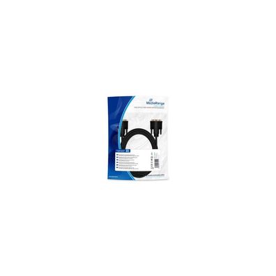 MediaRange DVI Anschlusskabel 2x DIV (24 + 1-polig) 2m schwarz
