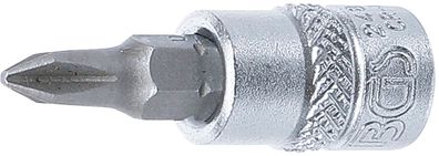 Bit-Einsatz | Antrieb Innenvierkant 6,3 mm (1/4") | Kreuzschlitz PH1 BGS