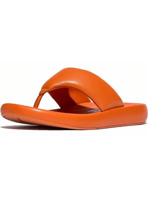 FitFlop Damen Flip Flop Iqushion D-Luxe Padded Leather Toe-Post Sandals JB6