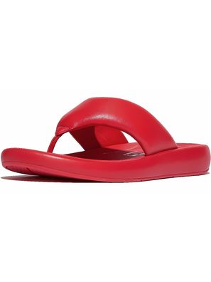 FitFlop Damen Flip Flop Iqushion D-Luxe Padded Leather Toe-Post Sandals JB6