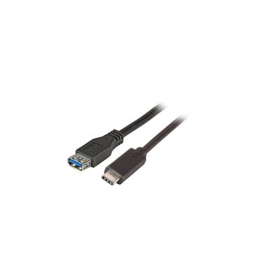 EFB USB3.2 Adapterkabel Typ-C Stecker auf Typ A Buchse 0,2m