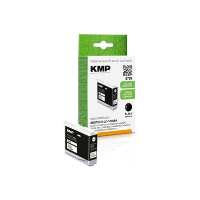 KMP Patrone Brother LC-1000Bk black 500 S. B75B