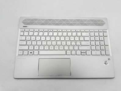 HP Pavilion 15-cs3802no Palmrest Tastatur Touchpad QWERTY DZC54G7BTATP00