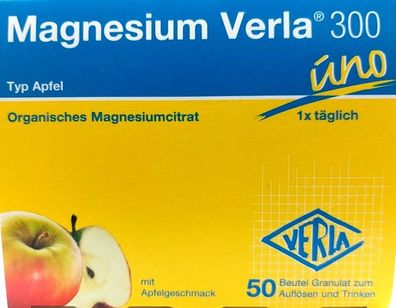 Magnesium VERLA 300 Apfel Granulat, 50 St PZN 10405100