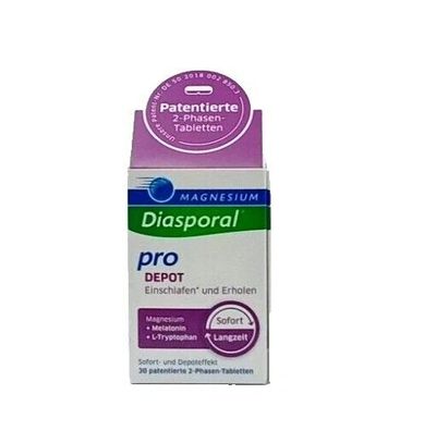 Magnesium Diasporal Depot Einschlafen und Erholen Tabletten 30 Stück