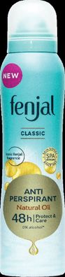 Fenjal Classic Deospray mit Mandelöl & Allantoin 150 ml