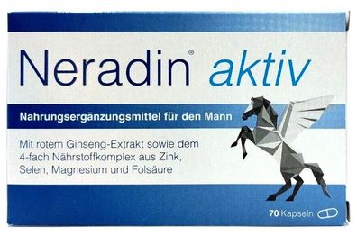 Neradin Aktiv Kapseln 70St Männer Aktiv & Potenz PZN 16809560