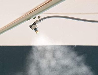 NEU Wasser Zerstäuber Set 10m Schlauch für Garten Luftbefeuchtung Pflanzen Rasen