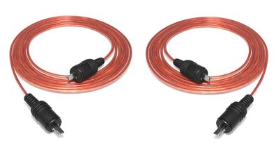 Sommercable -Twincord- LS-Kabel 0,75mm² - beidseitig DIN-Stecker - Paar