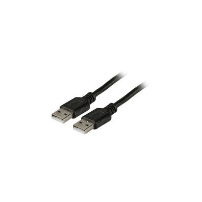 EFB USB2.0 Anschlusskabel A-A, t.-St.,5,0m, chwarz, lassic