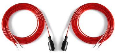 Sommercable -Twincord- LS-Kabel 0,75mm² - DIN-Buchse auf Aderendhülsen - Paar