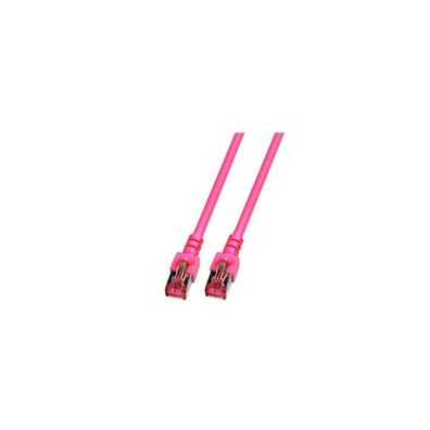 EFB RJ45 Patchkabel S/FTP, Cat.6, LSZH, 1,5m, magenta