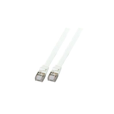 EFB RJ45 Flachpatchkabel U/FTP, Cat.6A, PVC, 3m, grau