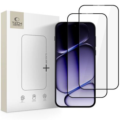 Tech-Protect Glass Fit Plus für OnePlus Nord 6 schwarz Displayschutz 2er Set