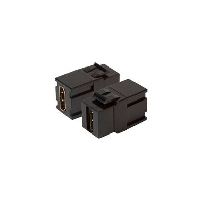 EFB Keystone Einbauadapter HDMI A - A, schwarz