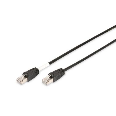 Digitus Patchkabel Cat6 S/FTP 2xRJ45 10.0m schwarz Outdoor