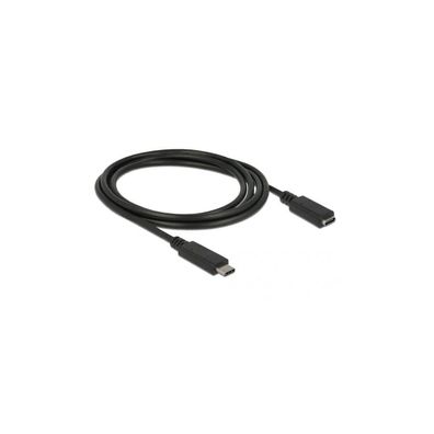 Delock DELOCK Verlängerungskab. USB/C St > Bu SuperSpeed 1.5m schwa