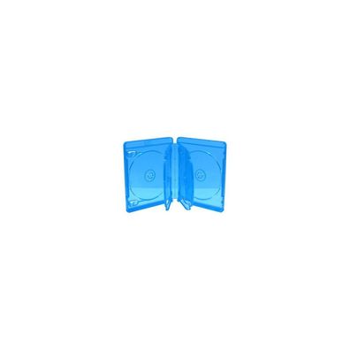 MediaRange BD-Leerhülle für 6 Discs 22mm blau