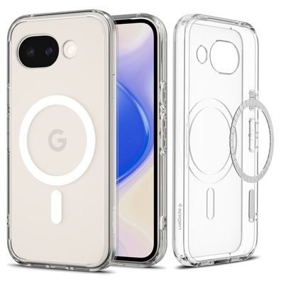 Spigen Ultra Hybrid Mag für Google Pixel 10a transparent weiß Handyhülle mit Magne