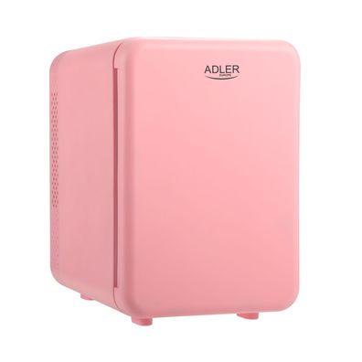 Adler AD 8084 Mini-Kühlschrank mit Kühl- und Heizfunktion, 4 L - Pink