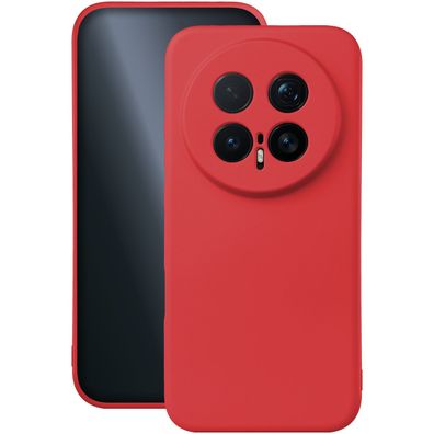 TFO Silicon für Honor Magic 8 Pro rot Handyhülle mit Mikrofaserinnenfutter
