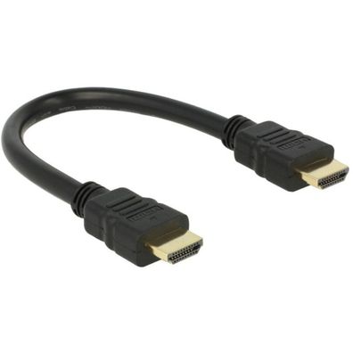 Delock DELOCK HDMI Kabel Ethernet A -> A St/St 0.25m 4K Gold