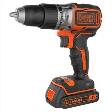 Black&Decker Akku-Schlagbohrs.18V 2x1,5Ah, ürstenlo BL188KB