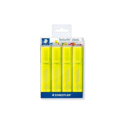 Staedtler Textmarker Textsurfer clas 4St gelb
