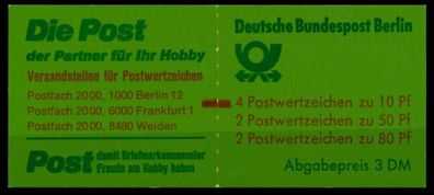 BERLIN Markenheftchen Nr MH 14mZ postfrisch X72553E
