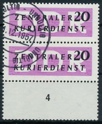 DDR DIENST Verwaltungspost-a ZKD Nr II L gestempelt SENK X1D2D5A