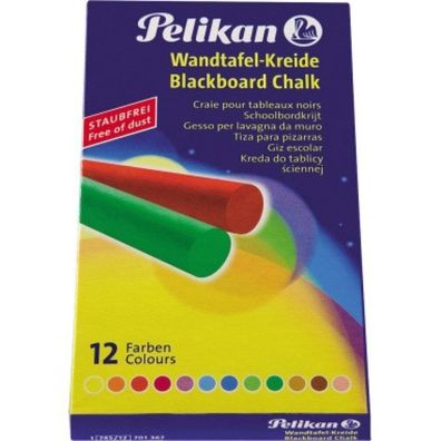 Tafel-Kreide Pelikan 745- Bunt