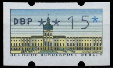 BERLIN Automatenmarken Nr ATM 1-015 postfrisch S4A770A