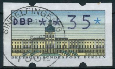 BERLIN Automatenmarken Nr ATM 1-035 zentrisch gestempelt X7F4E6E